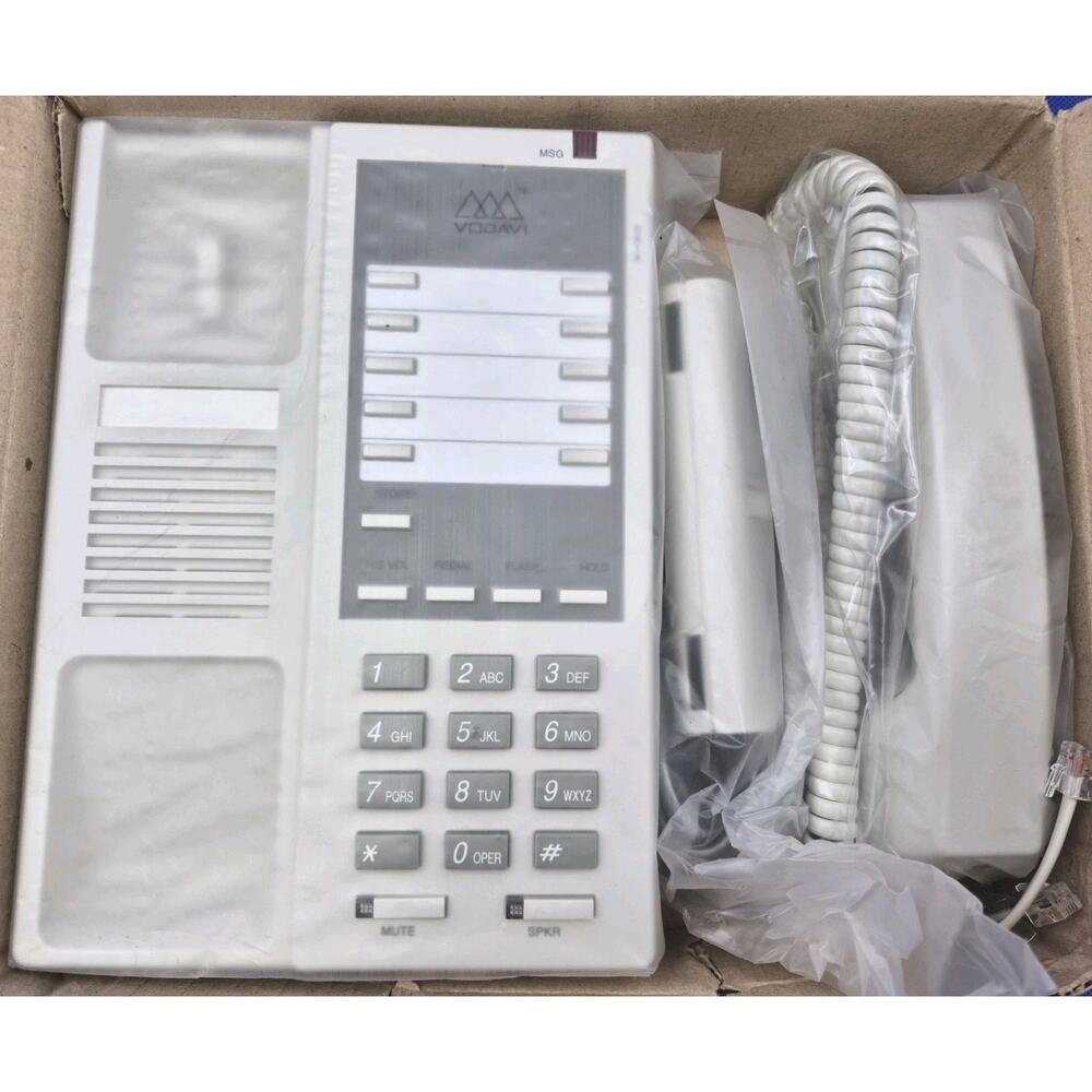 Vintage Single Line Speakerphone Starplus 2700 Series NEW in Box Off-White